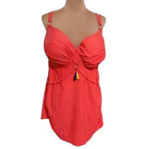 Women's Coral Swim Top